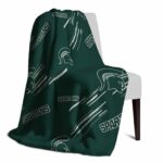 michigan state spartans fan spirit green blanket best selling