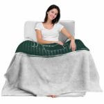 michigan state spartans gradient dots green blanket best selling