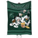michigan state spartans three musketeers green blanket best selling