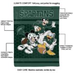 michigan state spartans three musketeers green blanket best selling