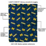 michigan wolverines diehard fans blue blanket new arrival