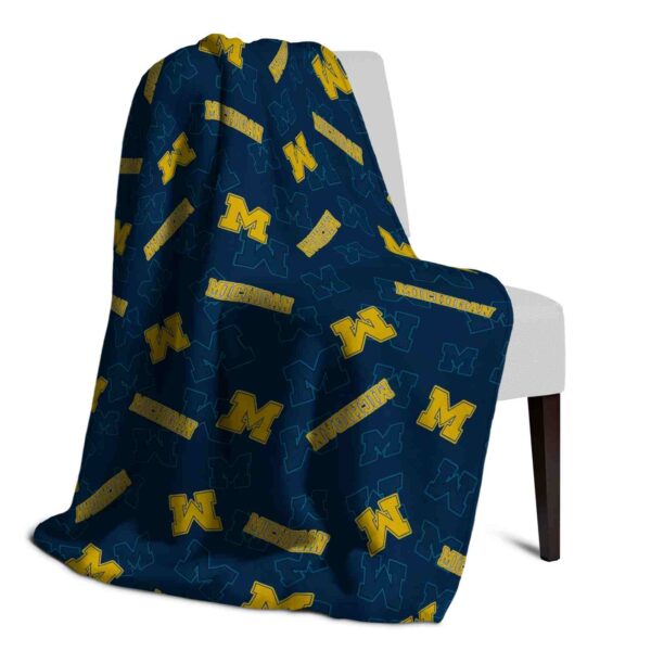 michigan wolverines diehard fans blue blanket top rated