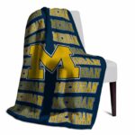 michigan wolverines fan pride blue blanket best selling