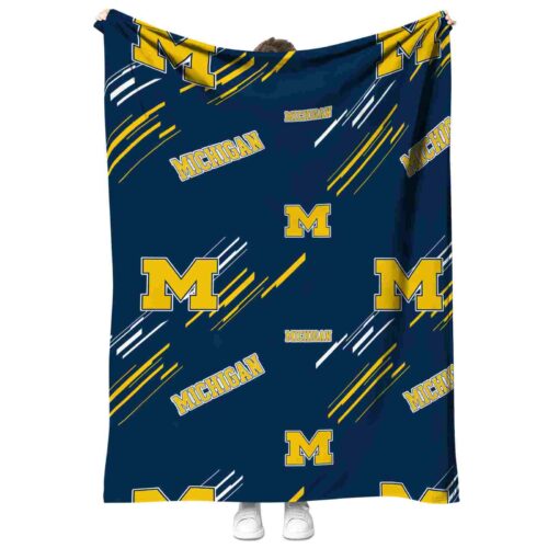 michigan wolverines fan spirit blue blanket best selling