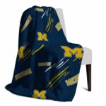 michigan wolverines fan spirit blue blanket top rated