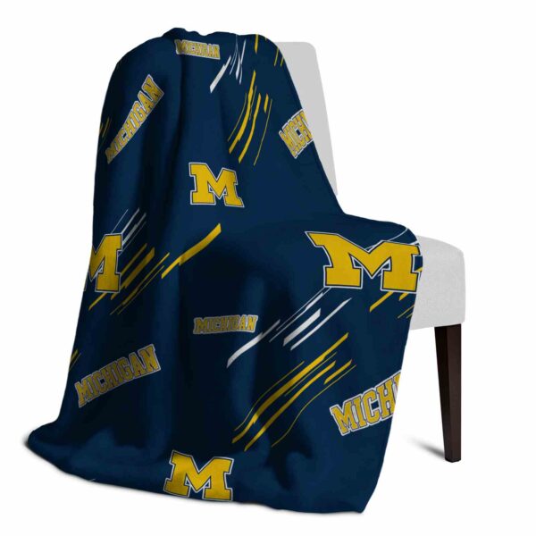 michigan wolverines fan spirit blue blanket top rated