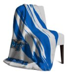 middle tennessee blue raiders brushstrokes blue white blanket top rated