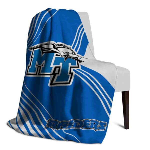 middle tennessee blue raiders diagonal stripes blue blanket top rated