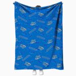 middle tennessee blue raiders diehard fans blue blanket best selling
