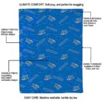 middle tennessee blue raiders diehard fans blue blanket best selling