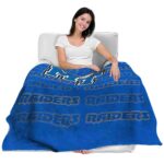 middle tennessee blue raiders fan pride blue blanket latest model
