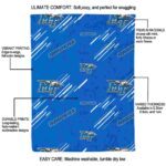 middle tennessee blue raiders fan spirit blue blanket best selling