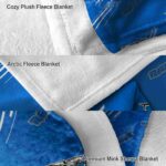 middle tennessee blue raiders fan spirit blue blanket best selling