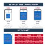 middle tennessee blue raiders striped pattern blue blanket trendy