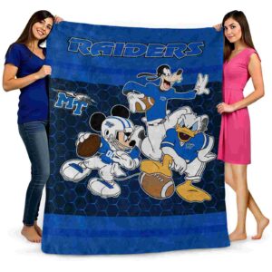 middle tennessee blue raiders three musketeers blue blanket fashion forward