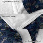 milwaukee brewers diehard fans navy blue blanket premium grade