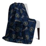 milwaukee brewers diehard fans navy blue blanket top rated