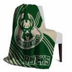 milwaukee bucks diagonal stripes green blanket top rated