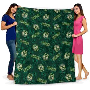 milwaukee bucks diehard fans green blanket fashion forward