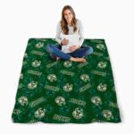 milwaukee bucks diehard fans green blanket high quality