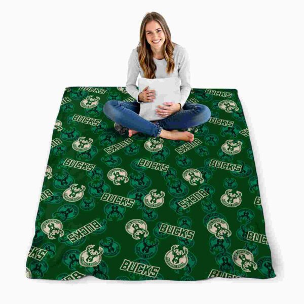 milwaukee bucks diehard fans green blanket high quality