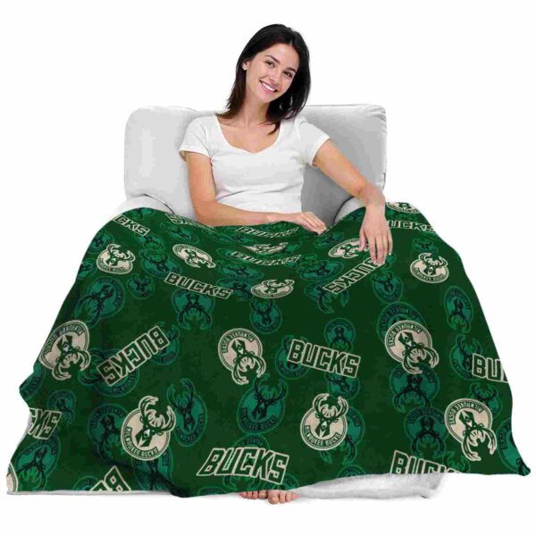 milwaukee bucks diehard fans green blanket latest model