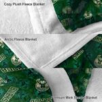 milwaukee bucks diehard fans green blanket premium grade