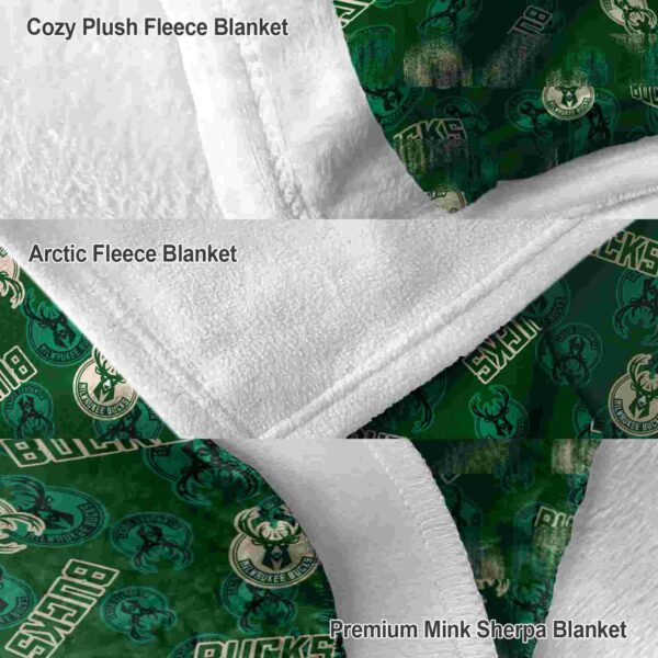 milwaukee bucks diehard fans green blanket premium grade