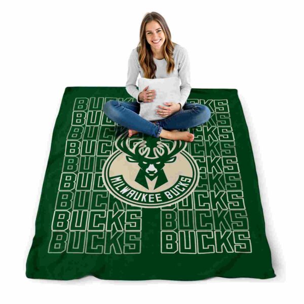 milwaukee bucks fan pride green blanket high quality