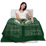 milwaukee bucks fan pride green blanket latest model