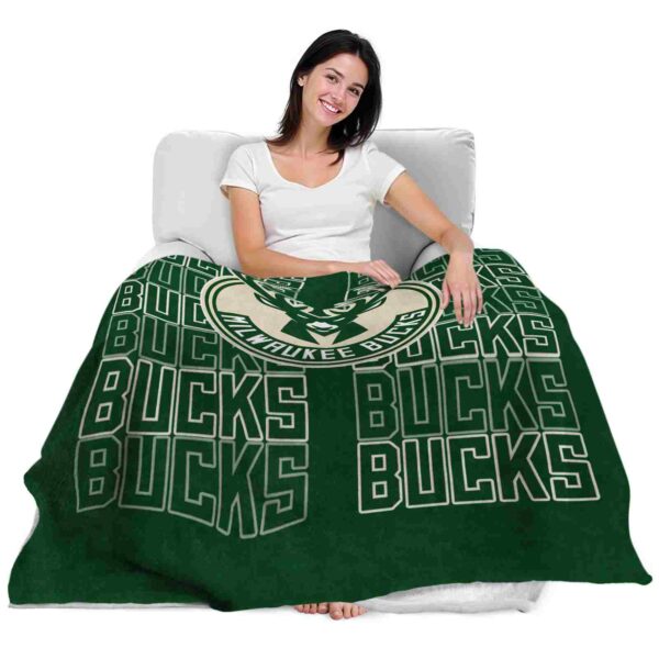 milwaukee bucks fan pride green blanket latest model