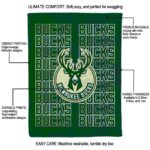 milwaukee bucks fan pride green blanket new arrival