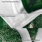 milwaukee bucks fan pride green blanket premium grade