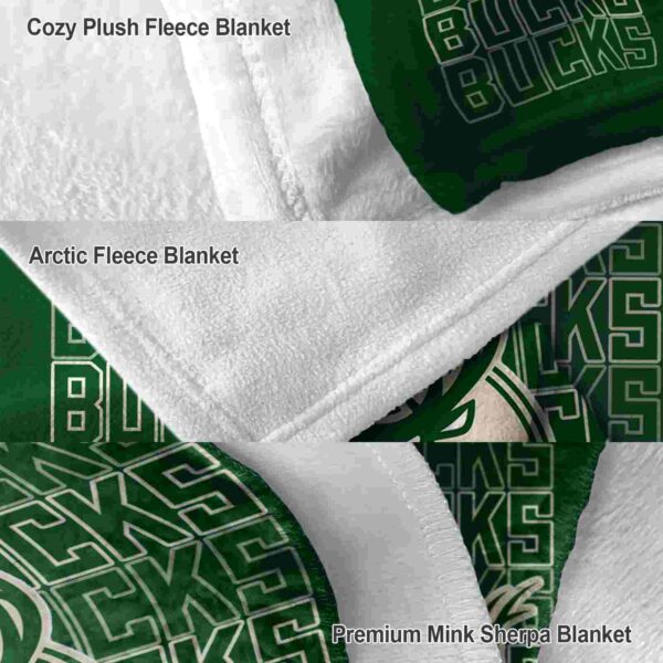 milwaukee bucks fan pride green blanket premium grade