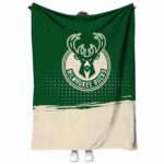 milwaukee bucks gradient dots green blanket best selling