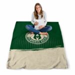 milwaukee bucks gradient dots green blanket high quality