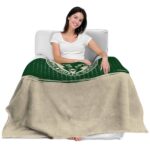 milwaukee bucks gradient dots green blanket latest model