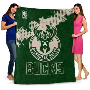 milwaukee bucks grunge texture green blanket fashion forward