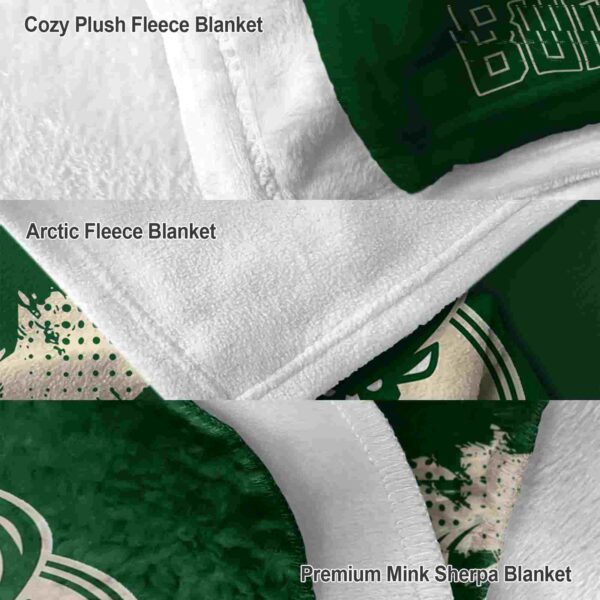 milwaukee bucks grunge texture green blanket premium grade
