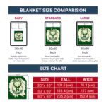 milwaukee bucks splatter effect green blanket trendy