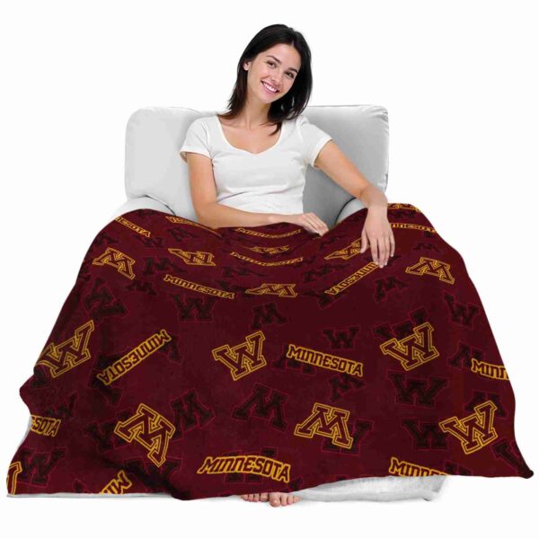 minnesota golden gophers diehard fans maroon blanket latest model