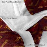 minnesota golden gophers diehard fans maroon blanket premium grade