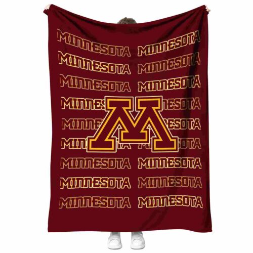 minnesota golden gophers fan pride maroon blanket best selling