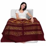 minnesota golden gophers fan pride maroon blanket latest model