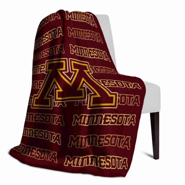 minnesota golden gophers fan pride maroon blanket top rated
