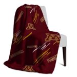 minnesota golden gophers fan spirit maroon blanket top rated