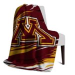 minnesota golden gophers paint streaks maroon white blanket top rated