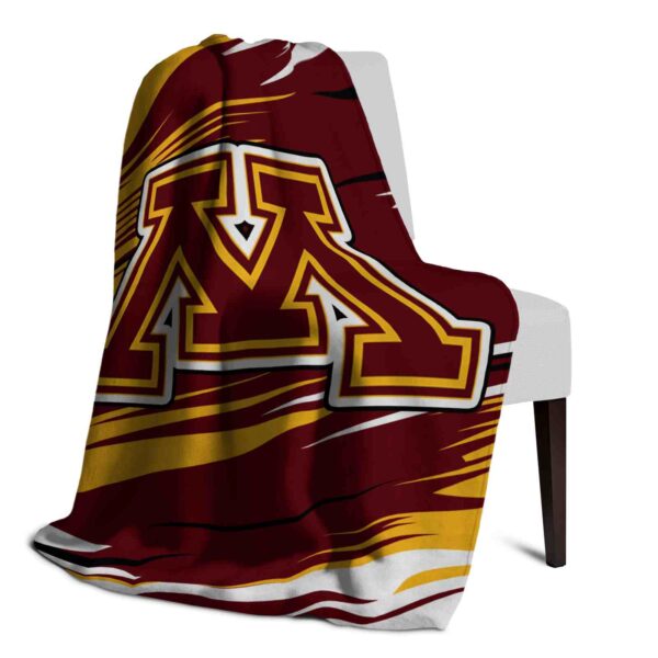 minnesota golden gophers paint streaks maroon white blanket top rated