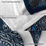 minnesota timberwolves fan pride midnight blue blanket best selling