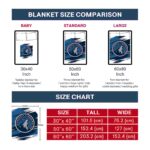 minnesota timberwolves paint streaks midnight blue white blanket best selling